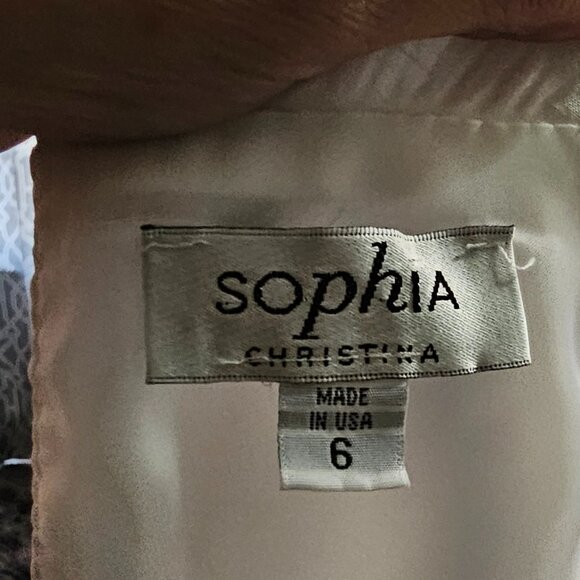 Sophia Christina Floral Halter Dress – Size 6 - Picture 5 of 6